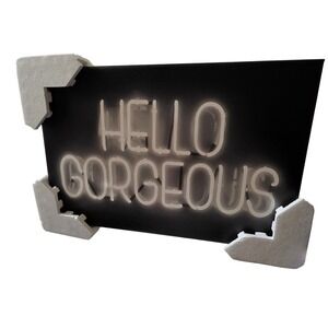 Hello Gorgeous LED Neon Sign Wall- Modern Decor